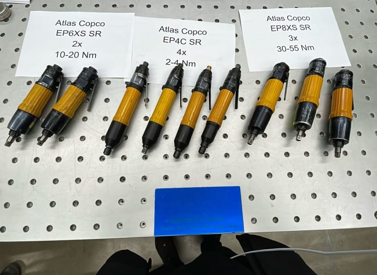 ATLAS COPCO Lot torque bar wrenches