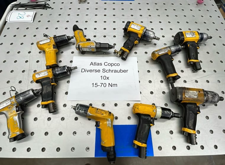 ATLAS COPCO Lot Torque pneumatic screwdriver