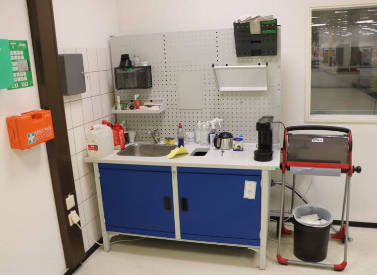 BOTT Workshop kitchenette