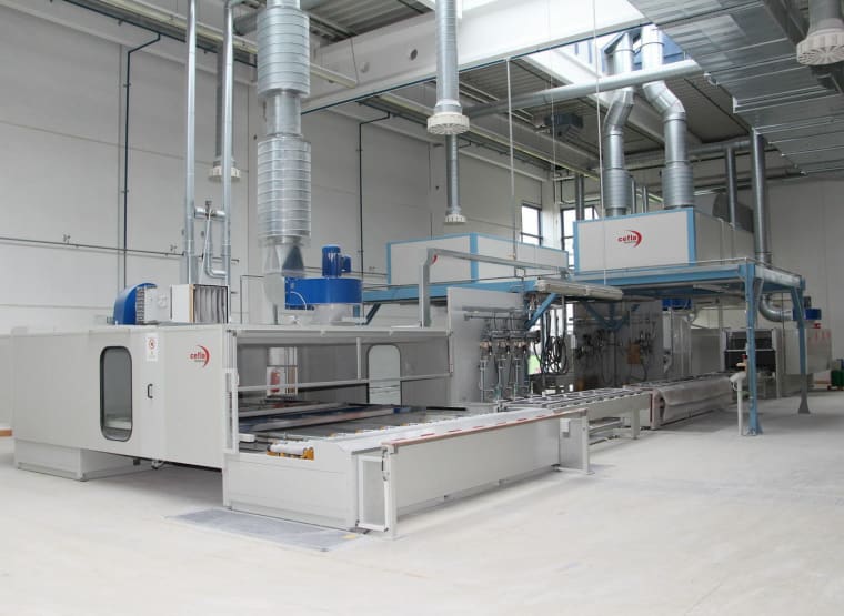 CEFLA TR 3750 Painting/Varnishing Line