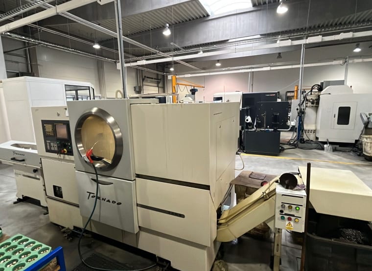 COLCHESTER 600 GROUP TORNADO T6MS Automatic CNC Lathe with counter spindle and bar feeder