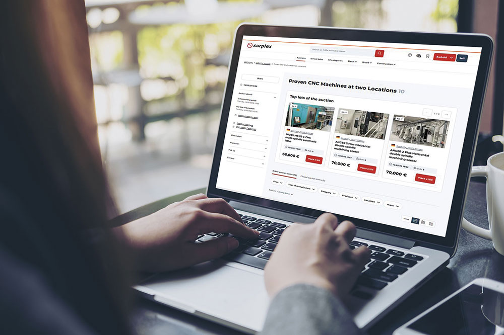 Used machinery trade: digitally defined