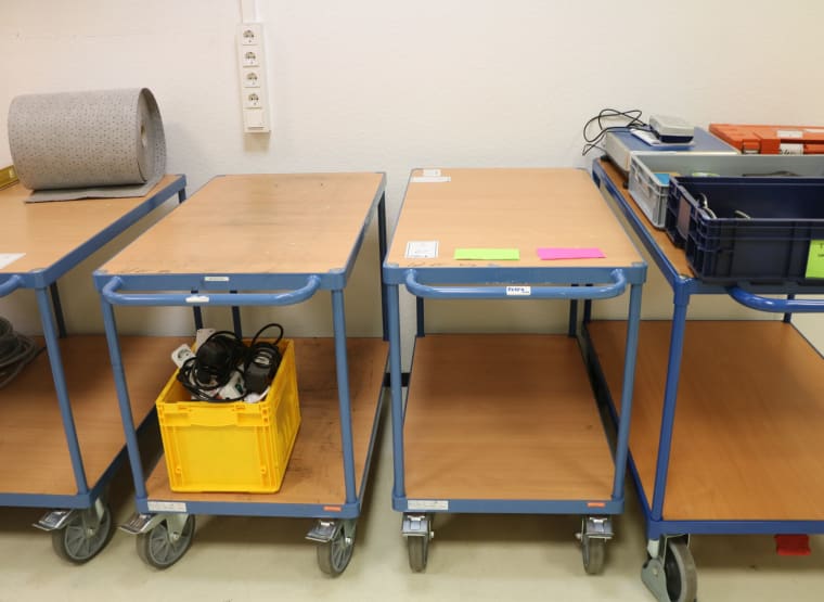 FETRA 2401 2 material transport trolleys