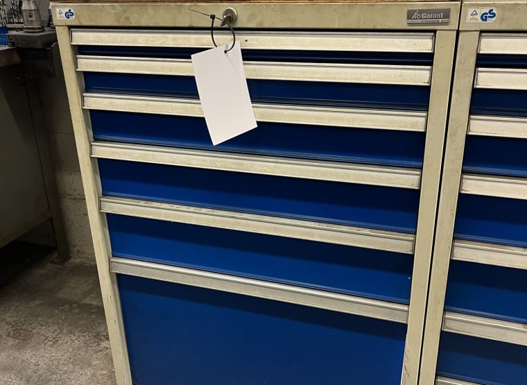 GARANT Workshop drawer cabinet with contents
