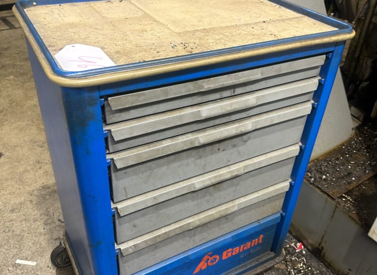 GARANT workshop trolley with contents