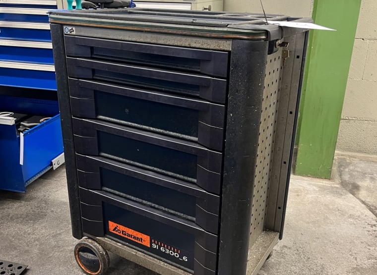 GARANT Workshop trolley with contents