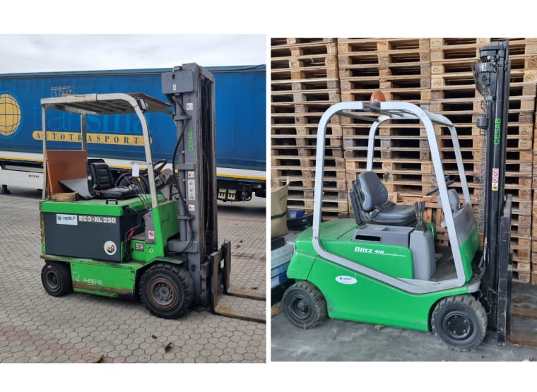 Lot of CESAB Electric Forklifts