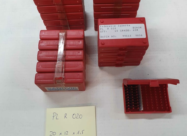 SANDVIK PL R 020 Lot of Indexable Inserts