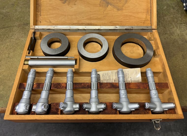 TESA 3-point inside micrometer set