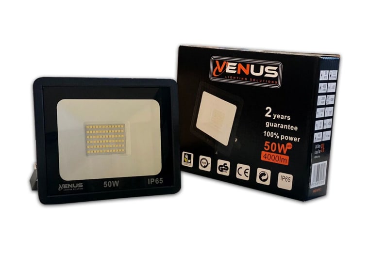 VENUS 50x Floodlight 50W LED SMD Waterproof IP65 - 6500K cold white