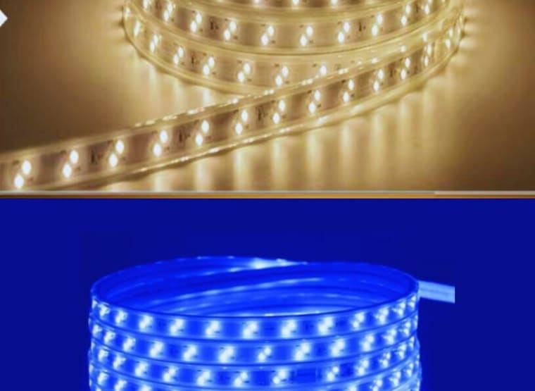 VENUS 5 x LED Strip 25m - Waterdicht (IP65) - two colors Cold White/Blue